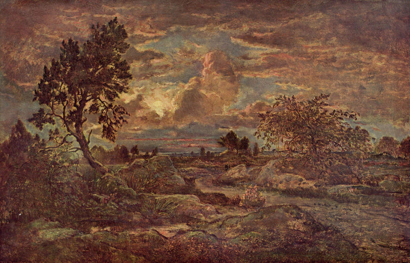 Couchant près d'Arbonne - Théodore Rousseau