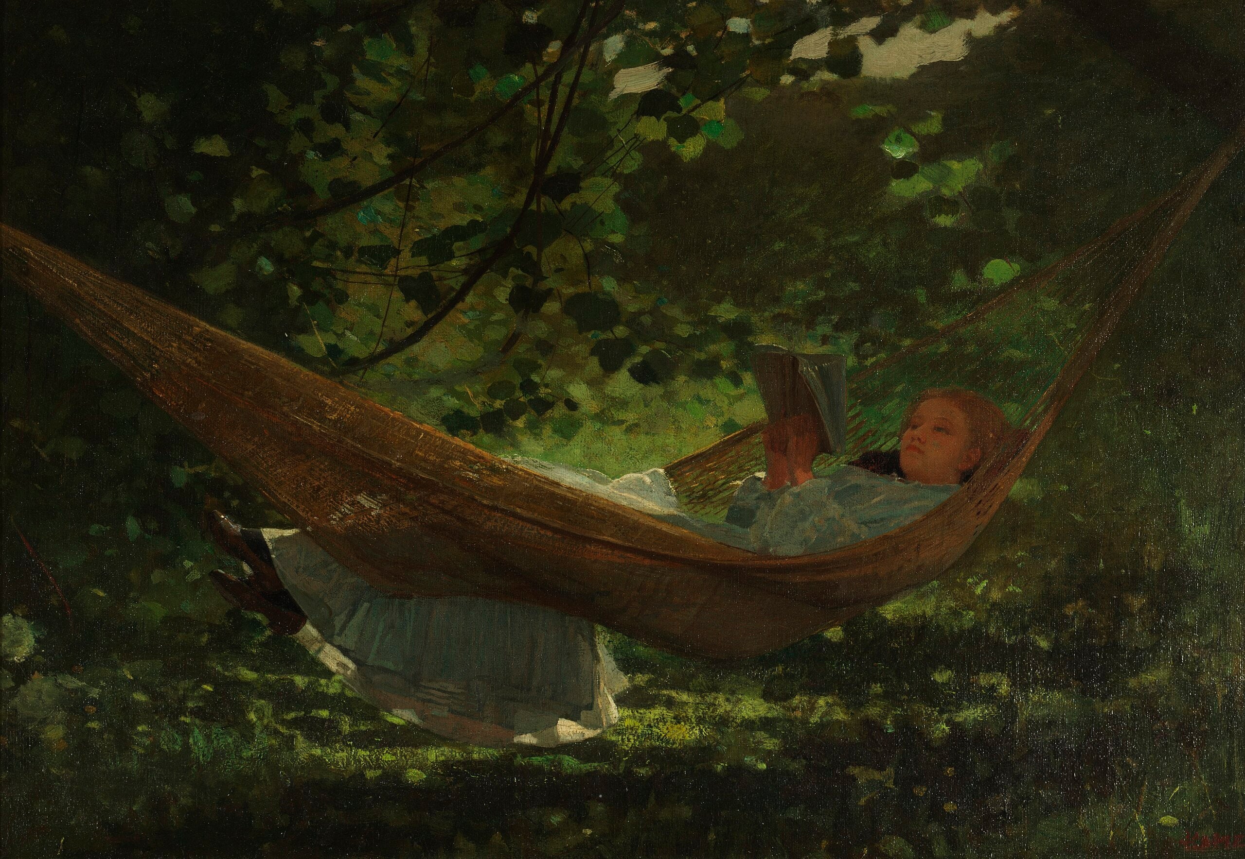 Dans le hamac - Winslow Homer