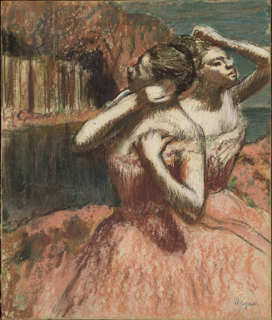 Reproduction du tableau « Deux danseurs - Edgar Degas » par Alpha Reproduction en peinture à l’huile
