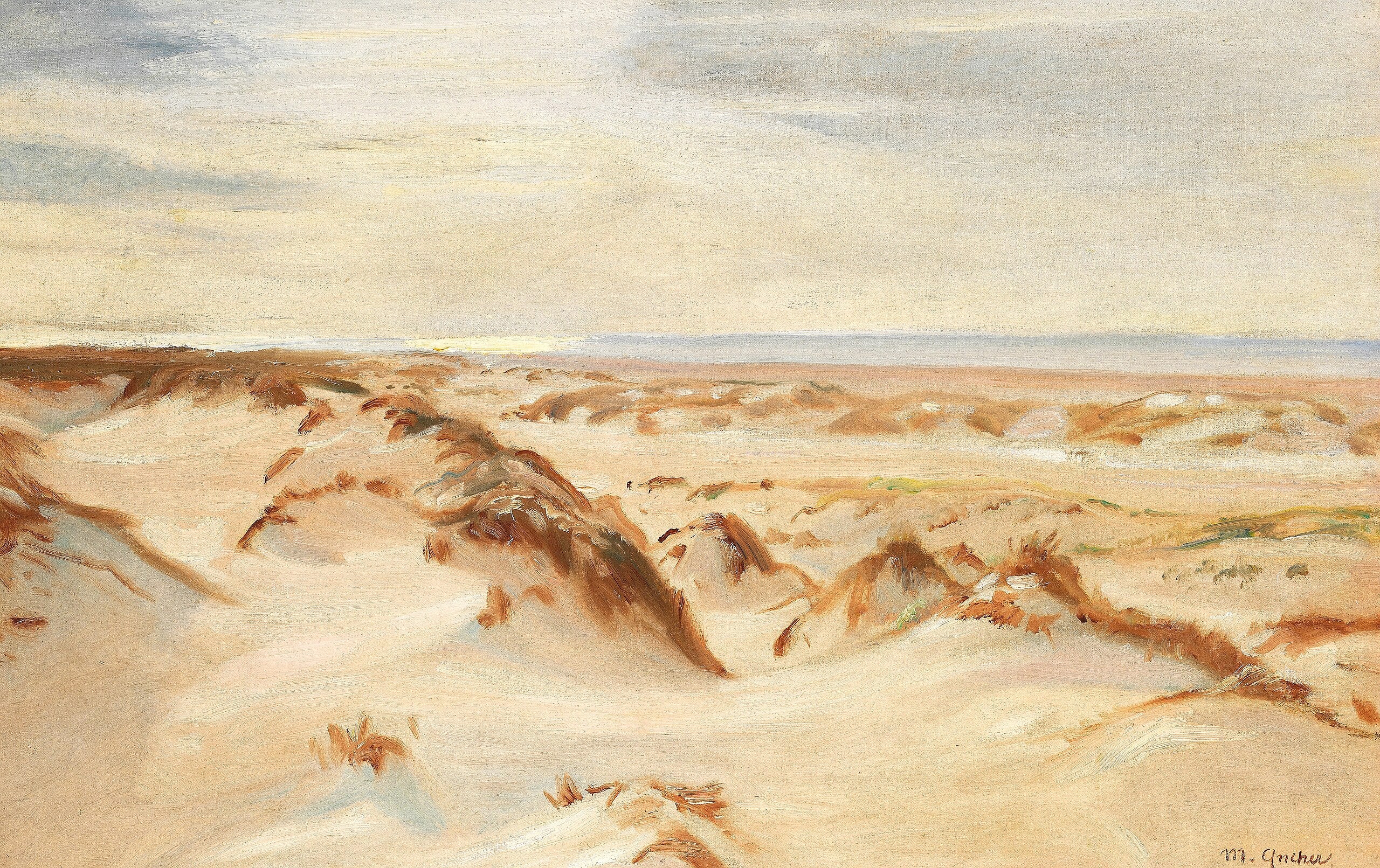 Dunes, Skagen. - Michael Peter Ancher