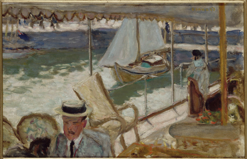 Reproduction du tableau « En yacht - Pierre Bonnard » par Alpha Reproduction en peinture à l’huile