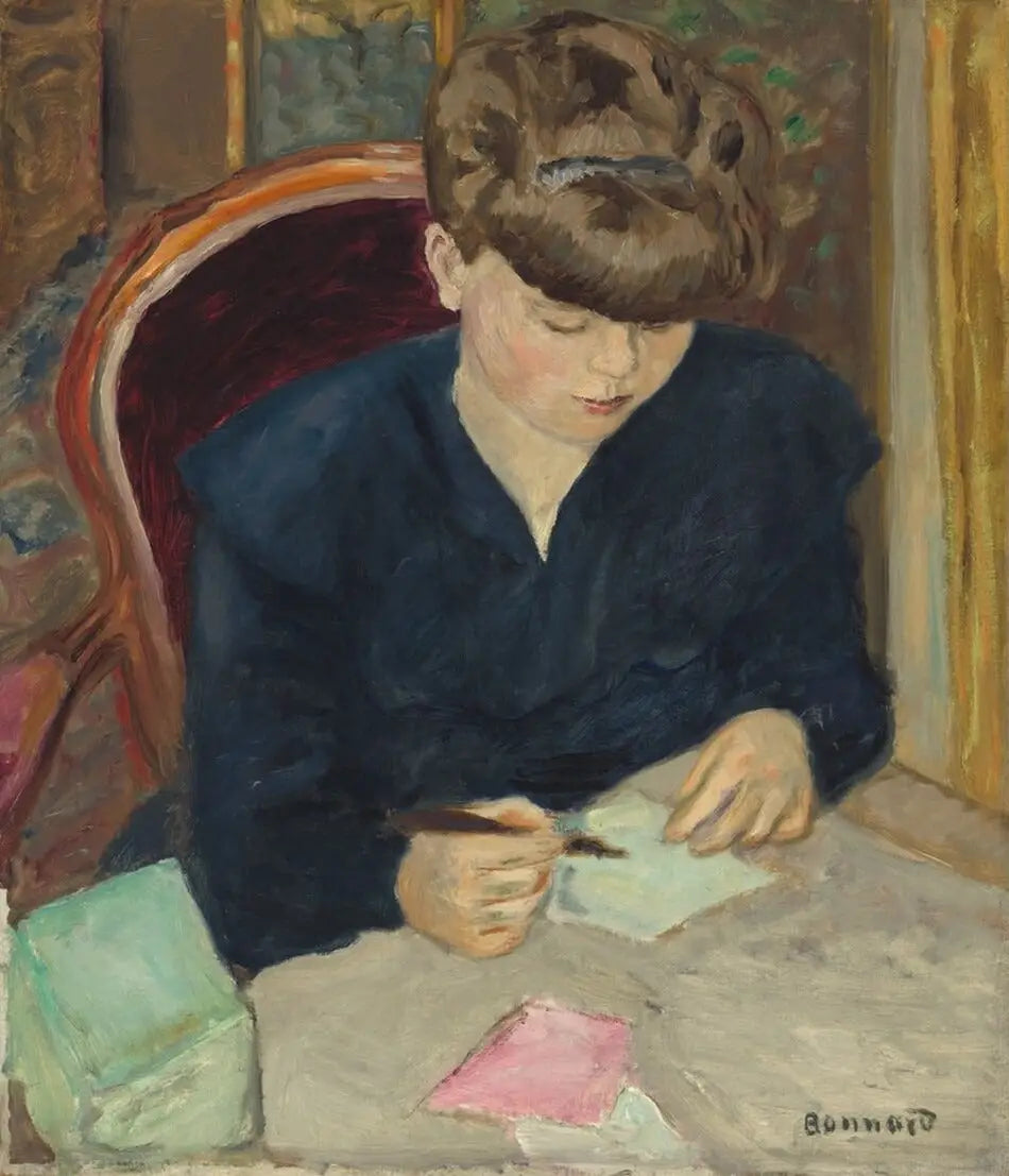 Reproduction du tableau « Étude pour un portrait de Vuillard - Pierre Bonnard » par Alpha Reproduction en peinture à l’huile