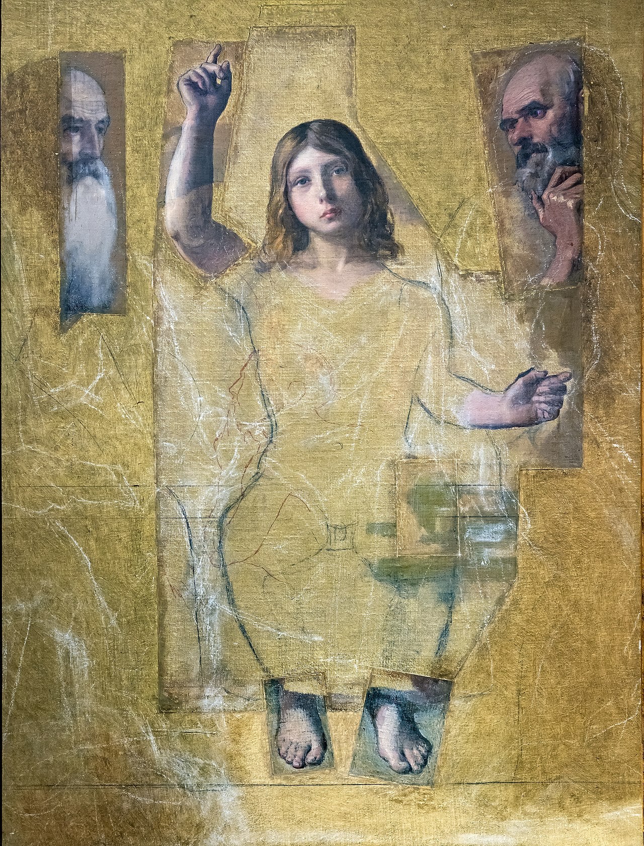 Этюды для Иисуса среди докторов - Жан-Огюст-Доминик Ингр