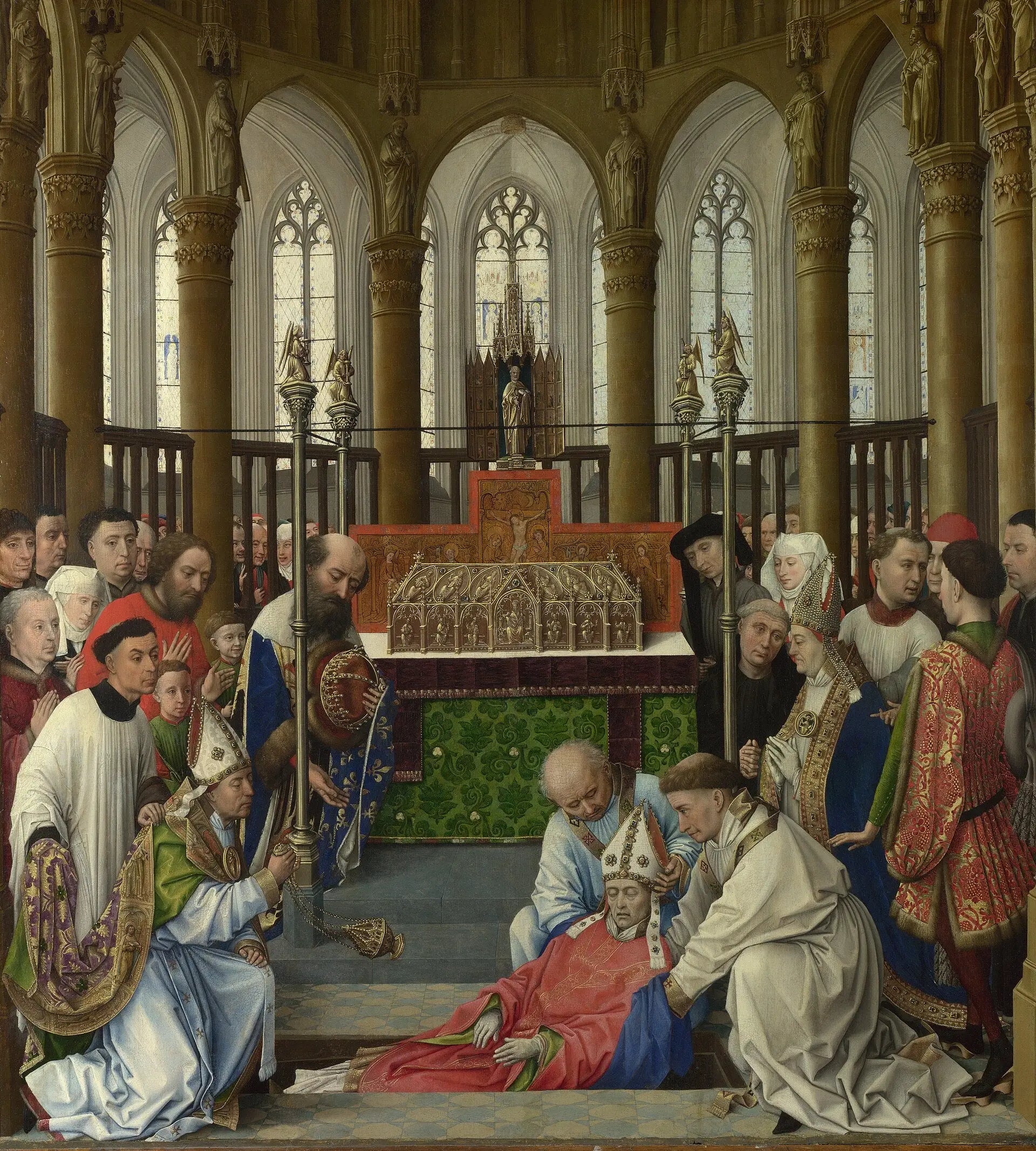 Exhumation de saint Hubert - Rogier van der Weyden - Alpha Reproduction