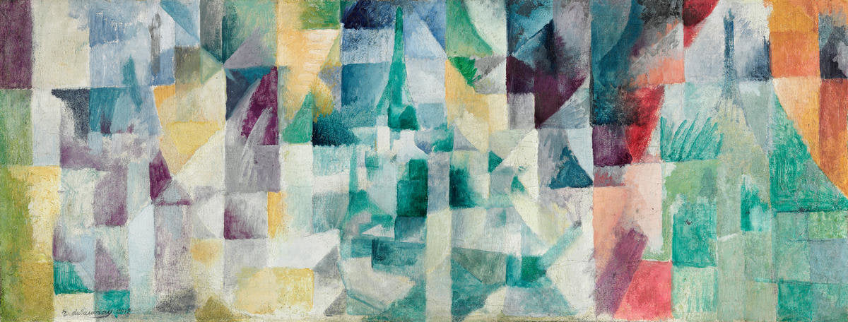 Reproduction du tableau « Fenêtres à trois volets - Robert Delaunay » par Alpha Reproduction en peinture à l’huile
