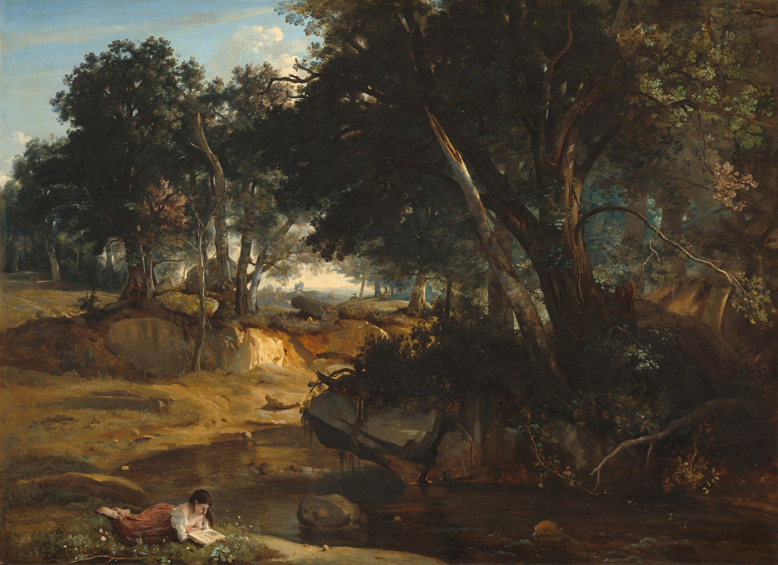 Forêt de Fontainebleau - Jean-Baptiste Camille Corot