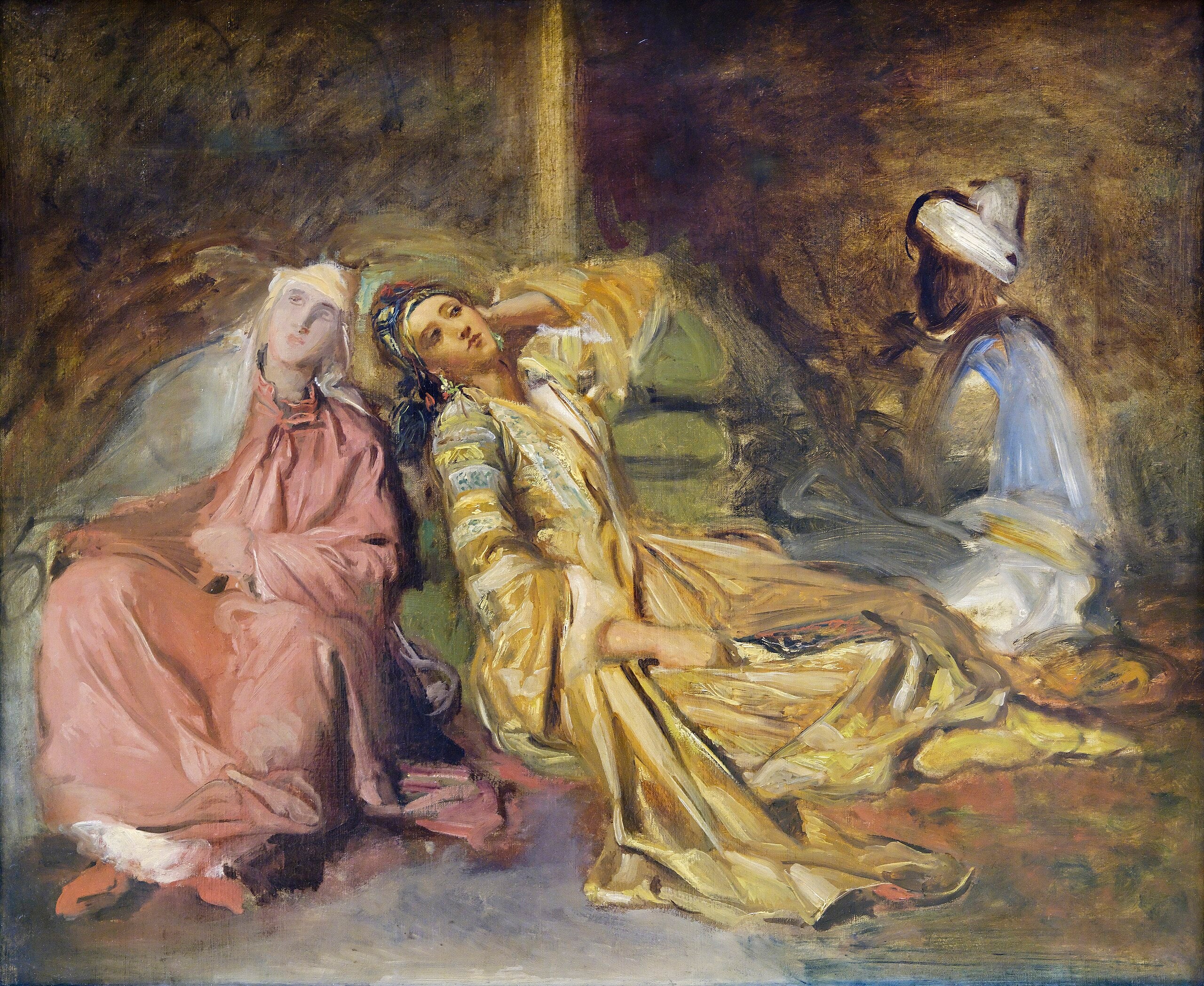 Intérieur de harem - Théodore Chassériau