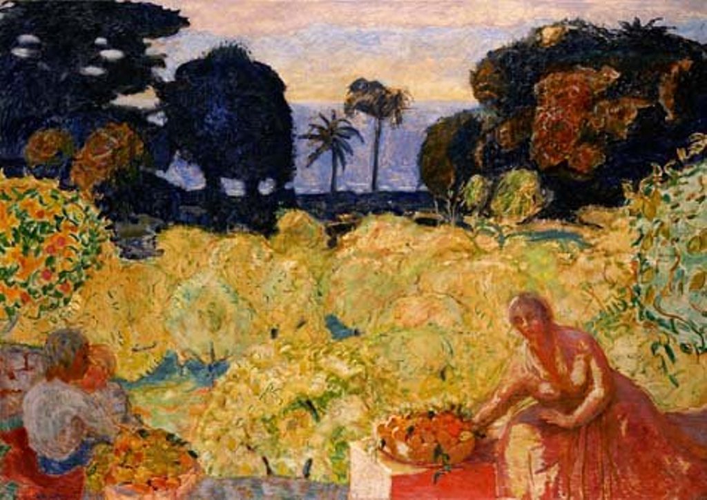 Reproduction du tableau « Jardin méditerranéen - Pierre Bonnard » par Alpha Reproduction en peinture à l’huile