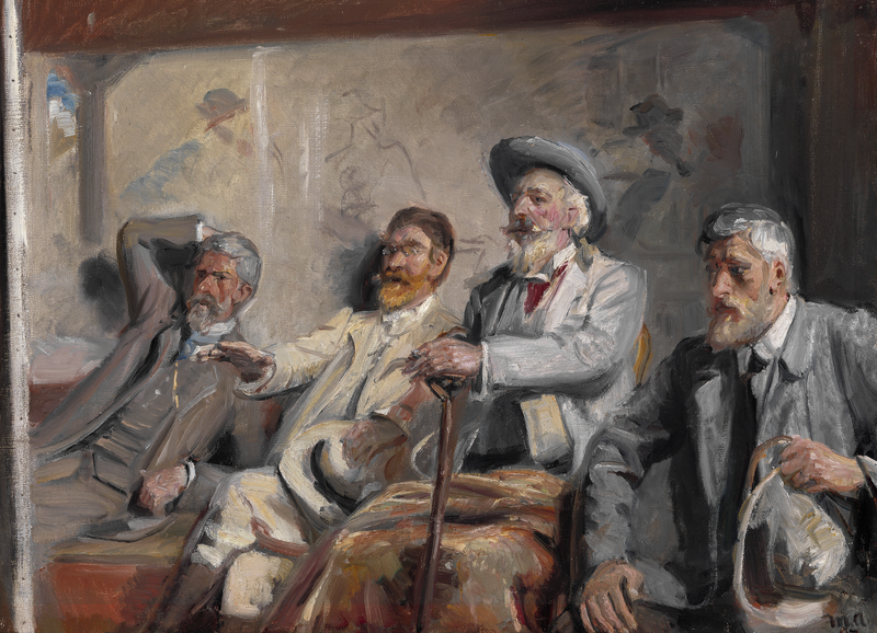 Juges d'art. Étudiez. - Michael Peter Ancher