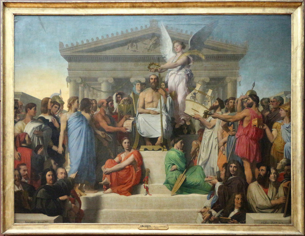 Апофеоз Гомера - Жан-Огюст-Доминик Энгр