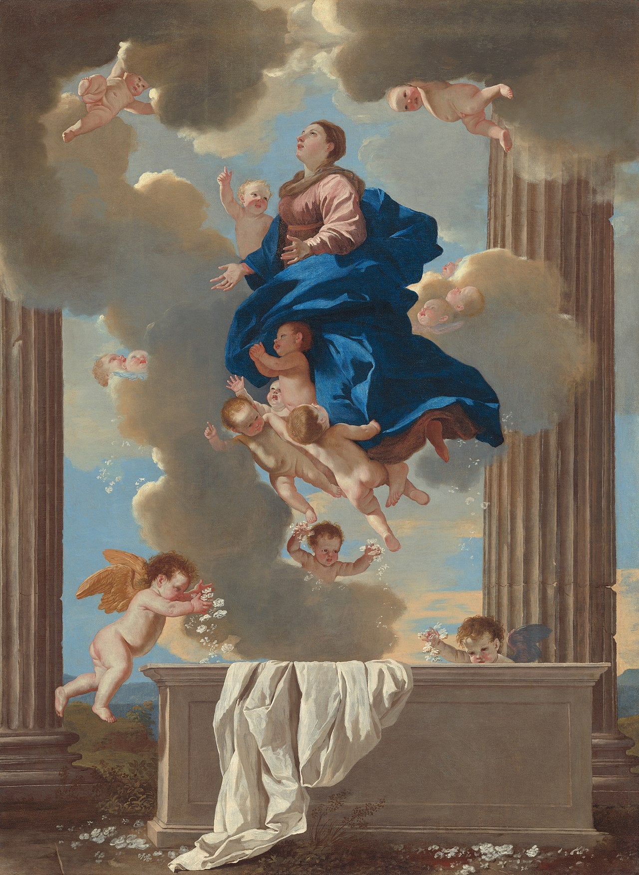 L’Assomption de la Vierge - Nicolas Poussin - Alpha Reproduction