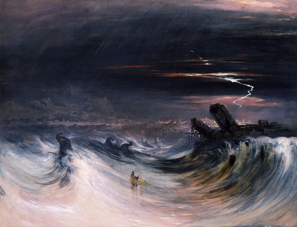 La Destruction de Tyr - John Martin - Alpha Reproduction