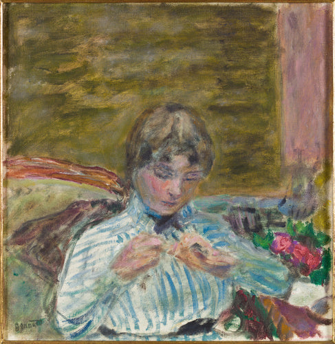 Reproduction du tableau « La Manucure - Pierre Bonnard » par Alpha Reproduction en peinture à l’huile
