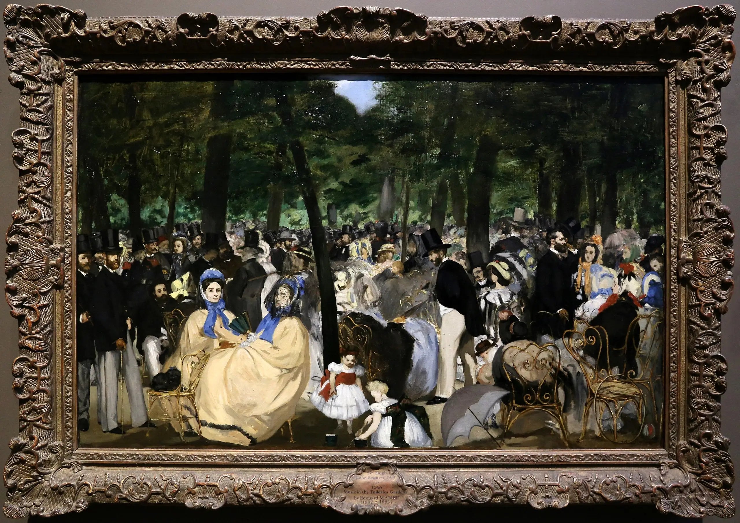 La Musique aux Tuileries - Édouard Manet - Alpha Reproduction