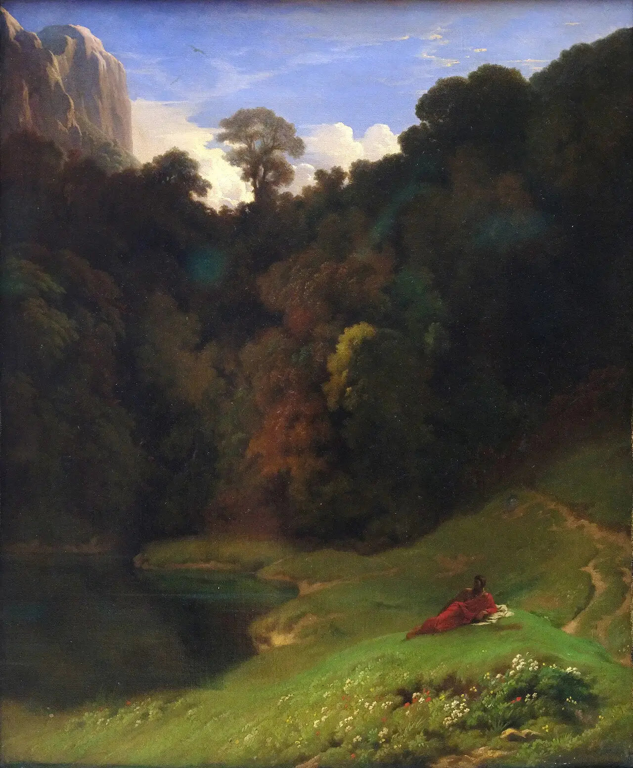 La Solitude - Hippolyte Flandrin - Alpha Reproduction