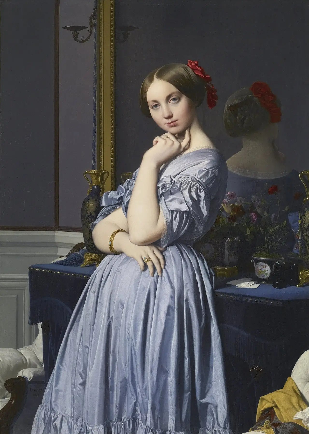 La Vicomtesse d’Haussonville - Jean-Auguste-Dominique Ingres - Alpha Reproduction