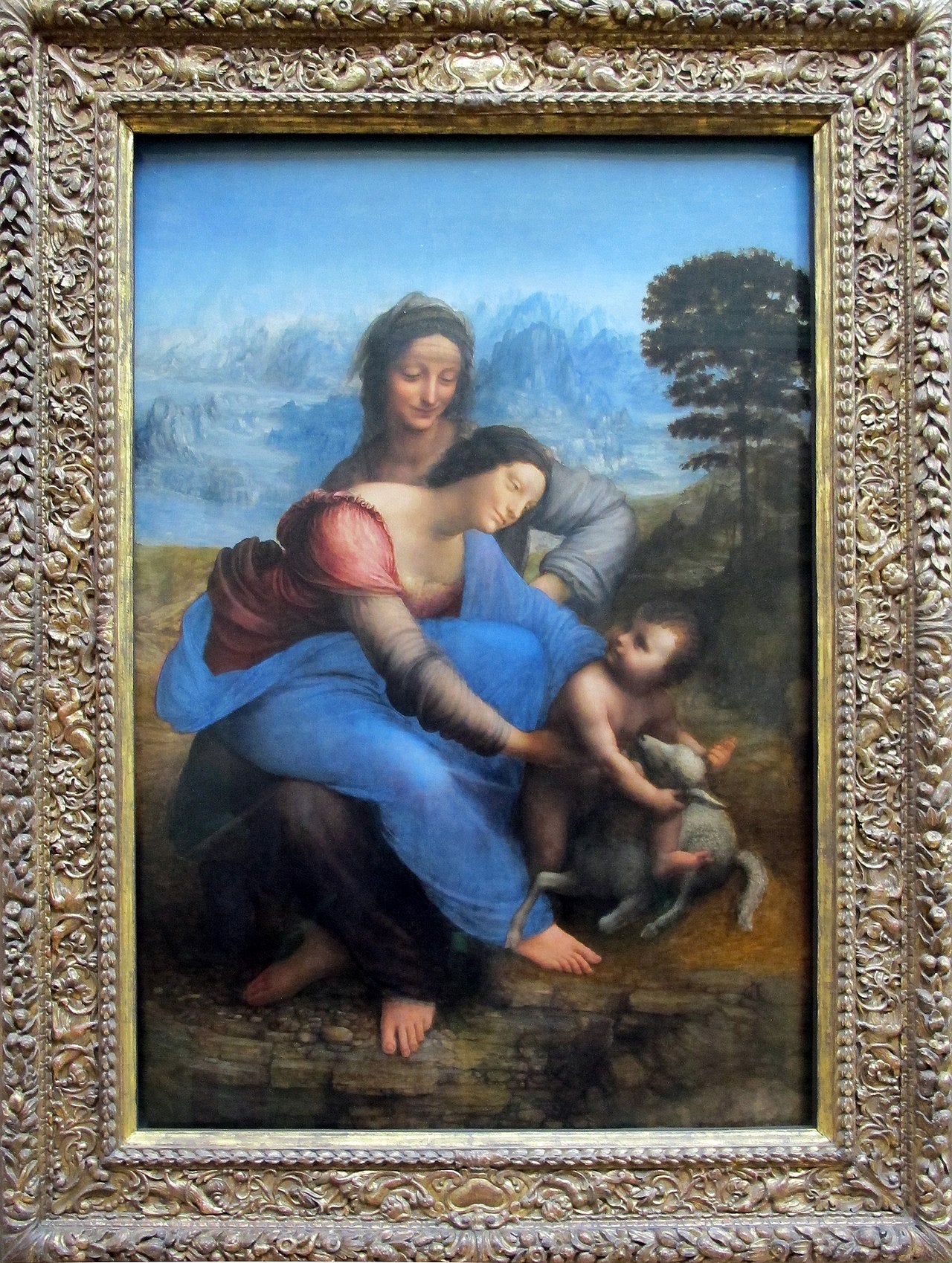 La Vierge, l'Enfant Jésus et sainte Anne - Léonard de Vinci