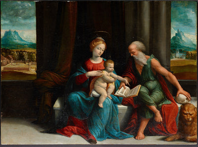 La Vierge à l'Enfant et saint Jérôme - Benvenuto Tisi