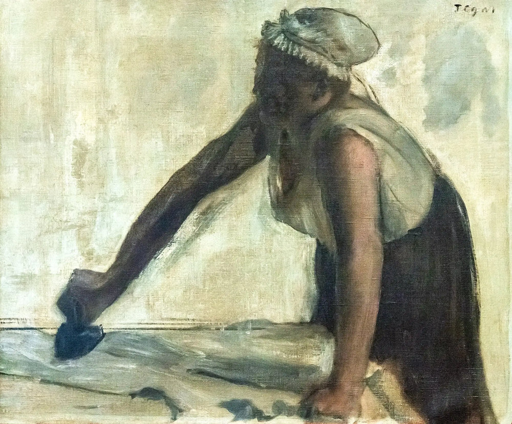 La repasseuse à contre-jour - Edgar Degas - Alpha Reproduction