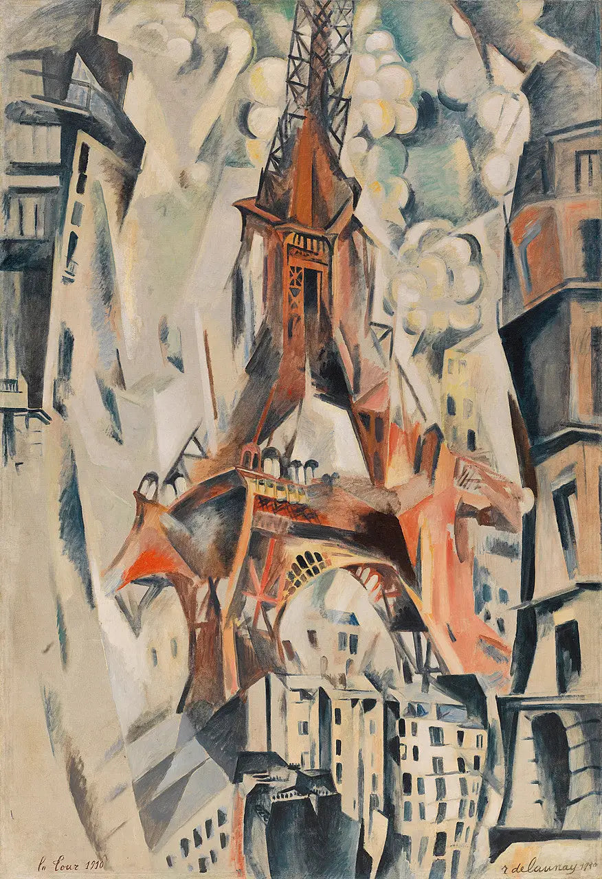 Reproduction du tableau « La tour Eiffel - Robert Delaunay » par Alpha Reproduction en peinture à l’huile