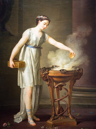La vertueuse Athénienne - Joseph-Marie Vien
