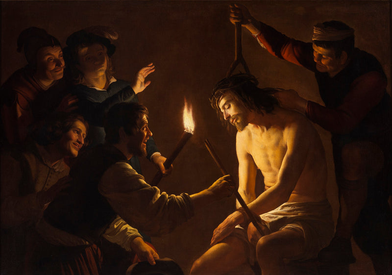 Христос с оскорблениями - Gerrit van Honthorst