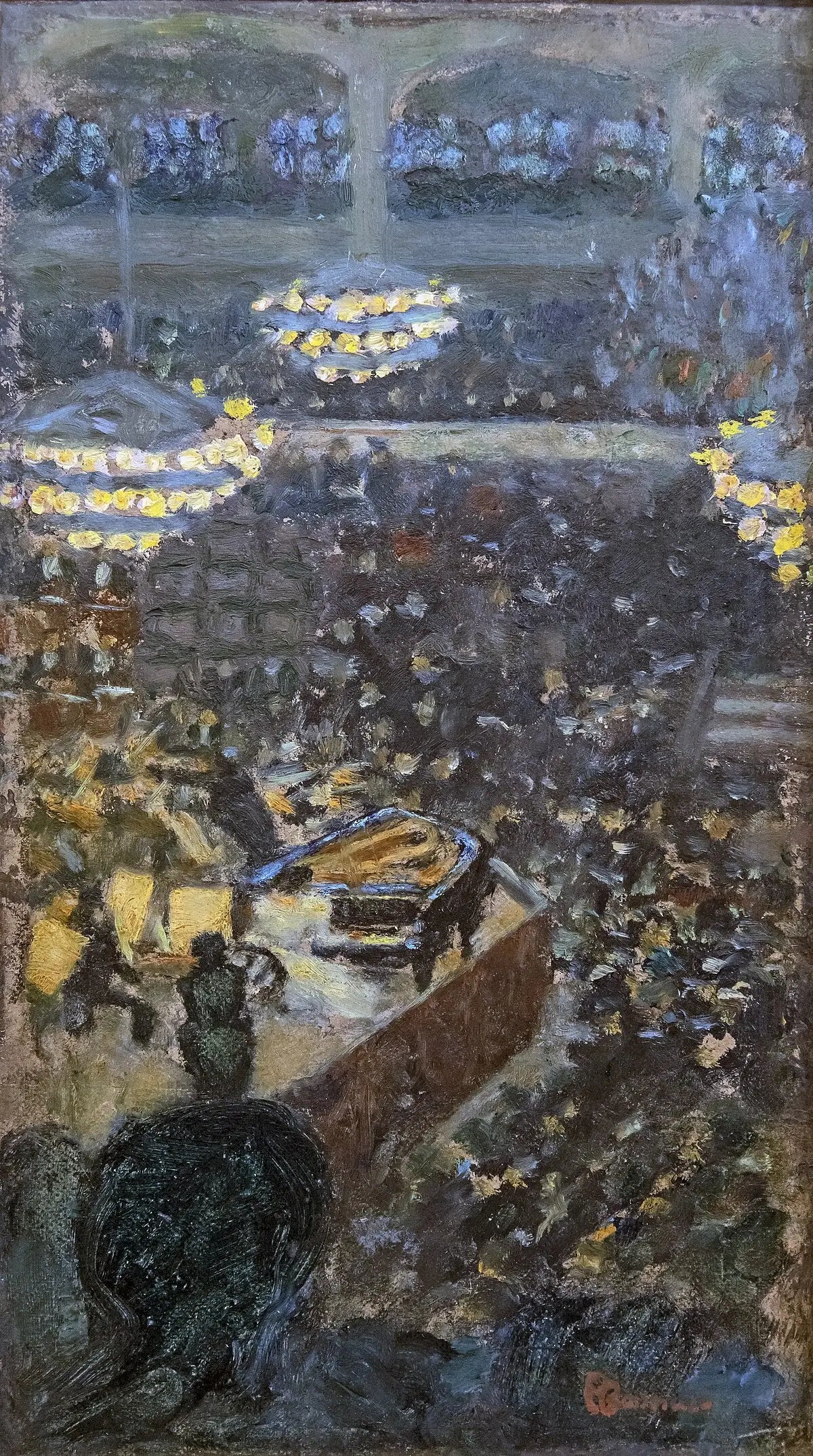 Reproduction du tableau « Le Concert Lamoureux - Pierre Bonnard » par Alpha Reproduction en peinture à l’huile