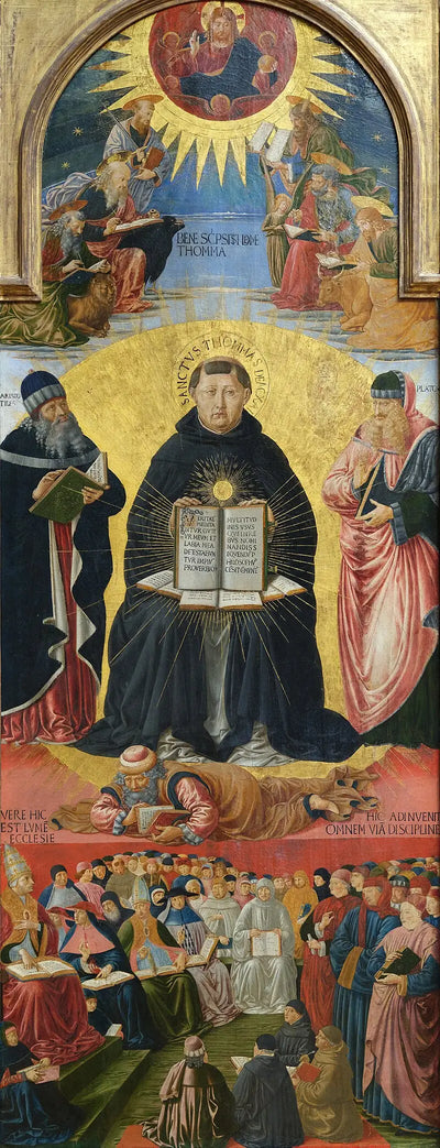 Le Triomphe de Saint Thomas d’Aquin - Benozzo Gozzoli - Alpha Reproduction