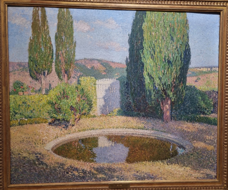 Le bassin en été - Henri-Jean Guillaume Martin
