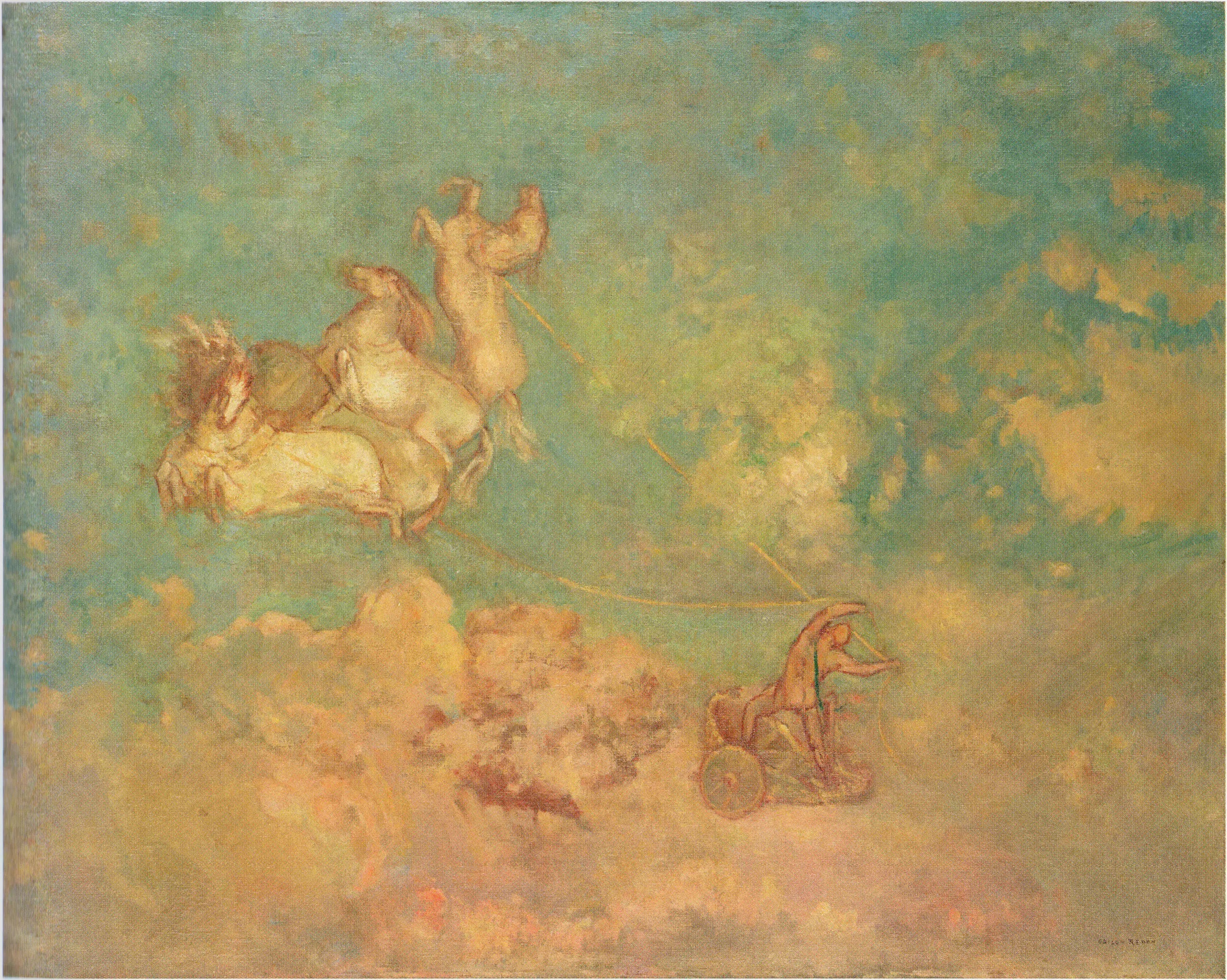 Le char d’Apollon - Odilon Redon - Alpha Reproduction