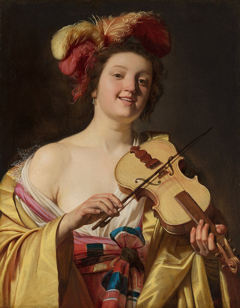 Виртуоз скрипки - Gerrit van Honthorst