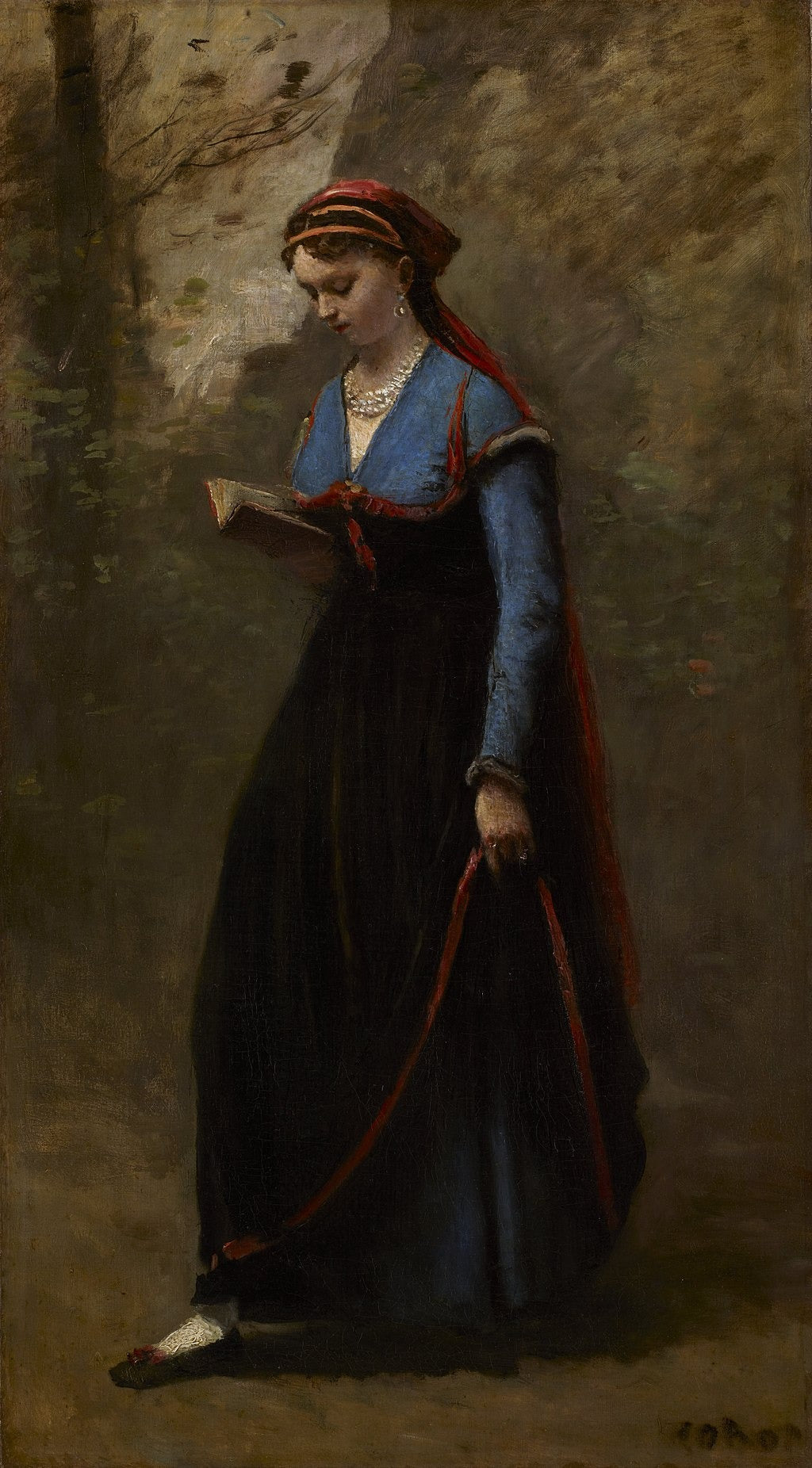 Le lecteur - Jean-Baptiste Camille Corot