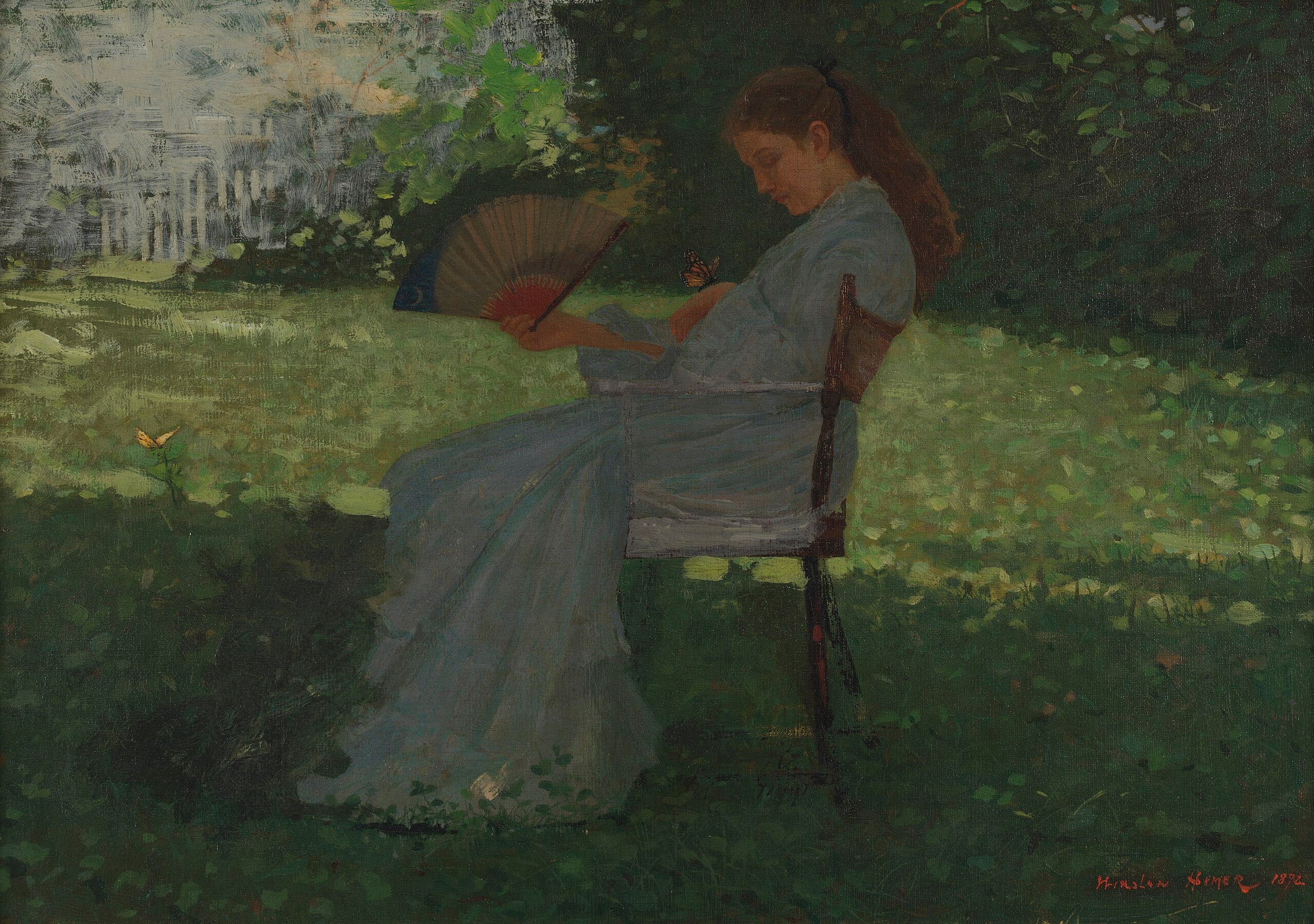 Le papillon - Winslow Homer