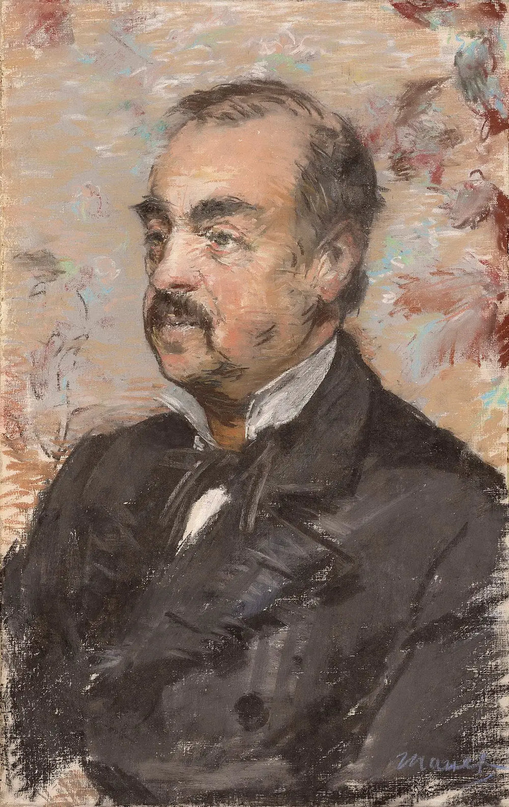 Reproduction du tableau « Le peintre animalier La Rochenoire - Édouard Manet » par Alpha Reproduction en peinture à l’huile