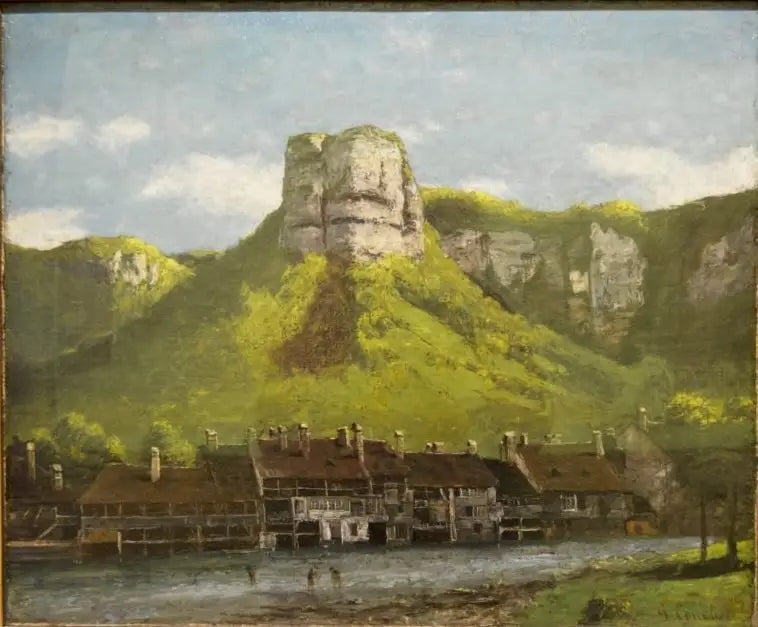 Мастерские по производству проволоки Луэ, недалеко от Орнана - Гюстав Курбе