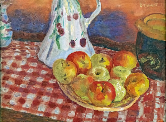 Reproduction du tableau « Les Pommes jaunes et rouges - Pierre Bonnard » par Alpha Reproduction en peinture à l’huile