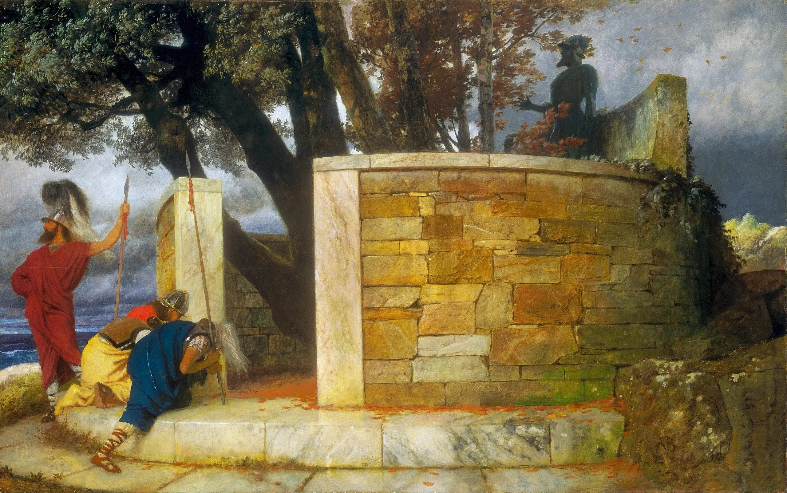 Le sanctuaire d’Hercule - Arnold Böcklin - Alpha Reproduction