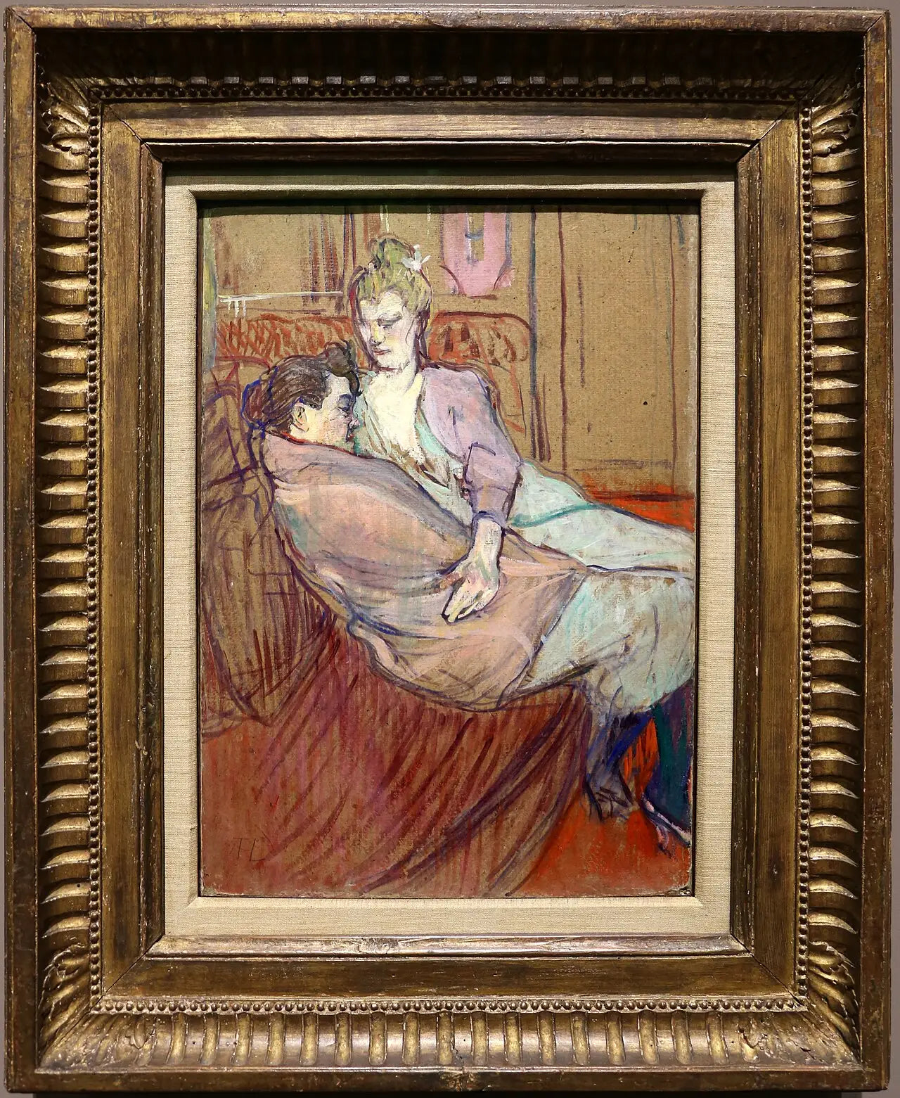 Les deux amis - Henri de Toulouse-Lautrec - Alpha Reproduction