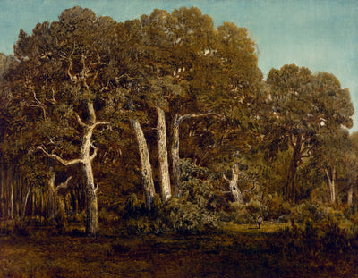 Les grands chênes du vieux Bas-Bréau - Théodore Rousseau
