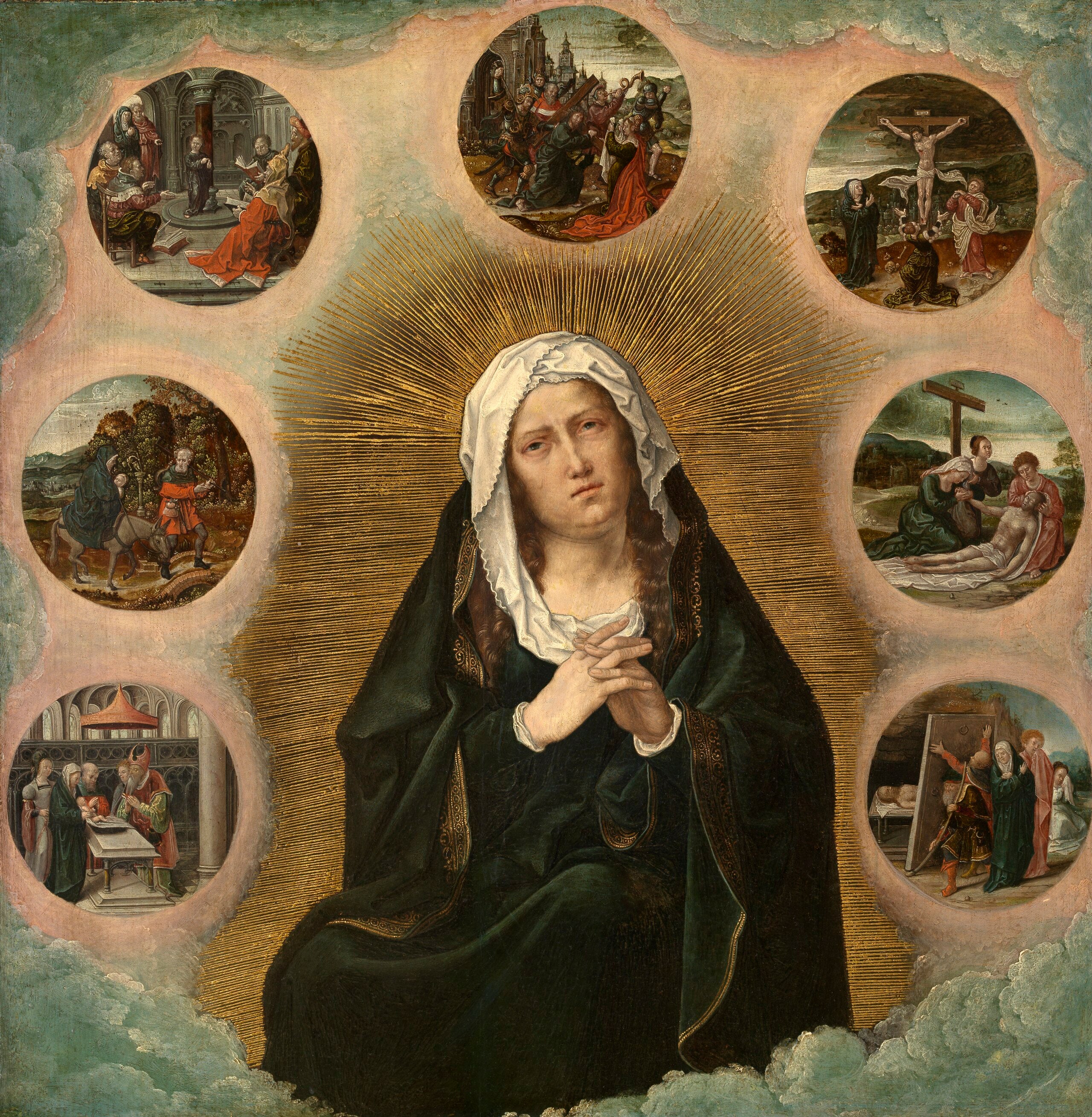Les sept douleurs de Marie - Bernard van Orley
