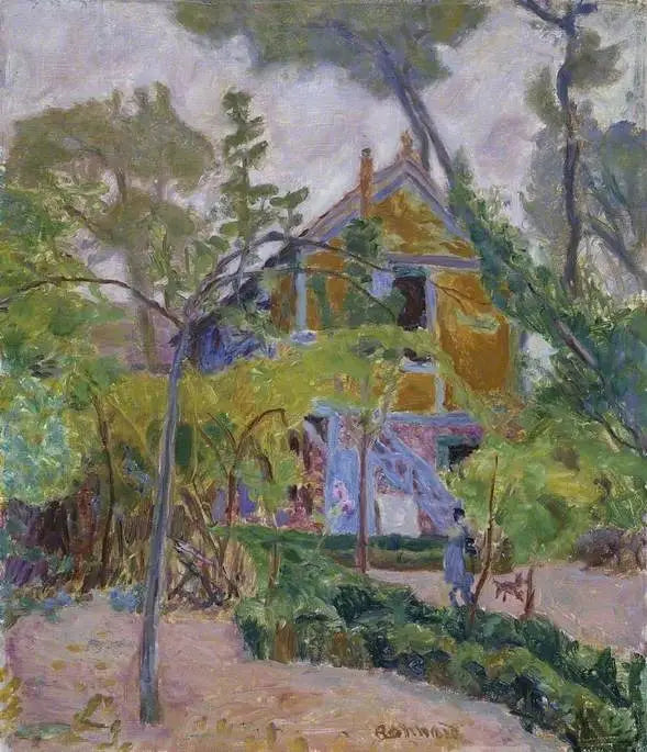Reproduction du tableau « Maison parmi les arbres - Pierre Bonnard » par Alpha Reproduction en peinture à l’huile