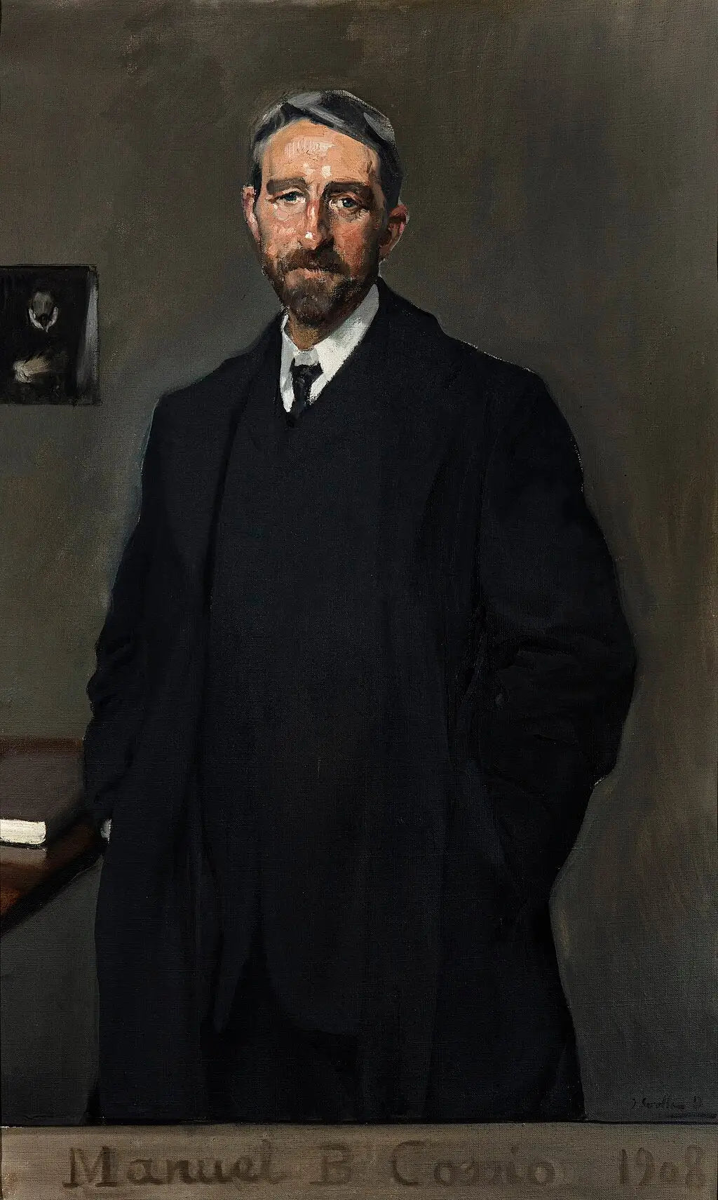 Reproduction du tableau « Manuel Bartolomé Cossío - Joaquín Sorolla » par Alpha Reproduction en peinture à l’huile