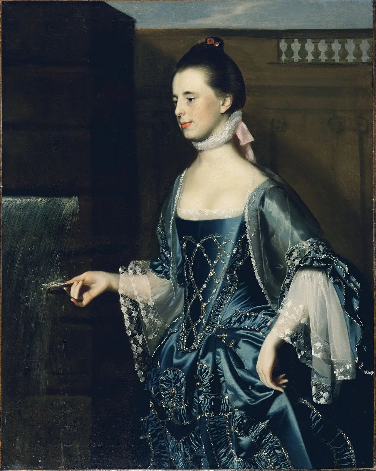 Mme Daniel Sargent (Mary Turner) - John Singleton Copley - Alpha Reproduction