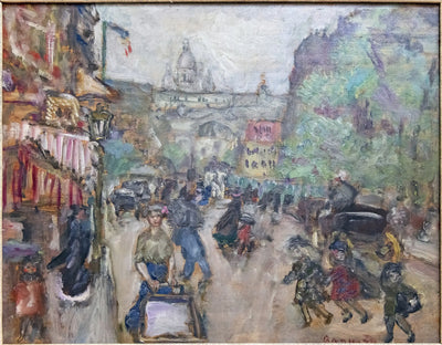 Reproduction du tableau « Montmartre - Pierre Bonnard » par Alpha Reproduction en peinture à l’huile