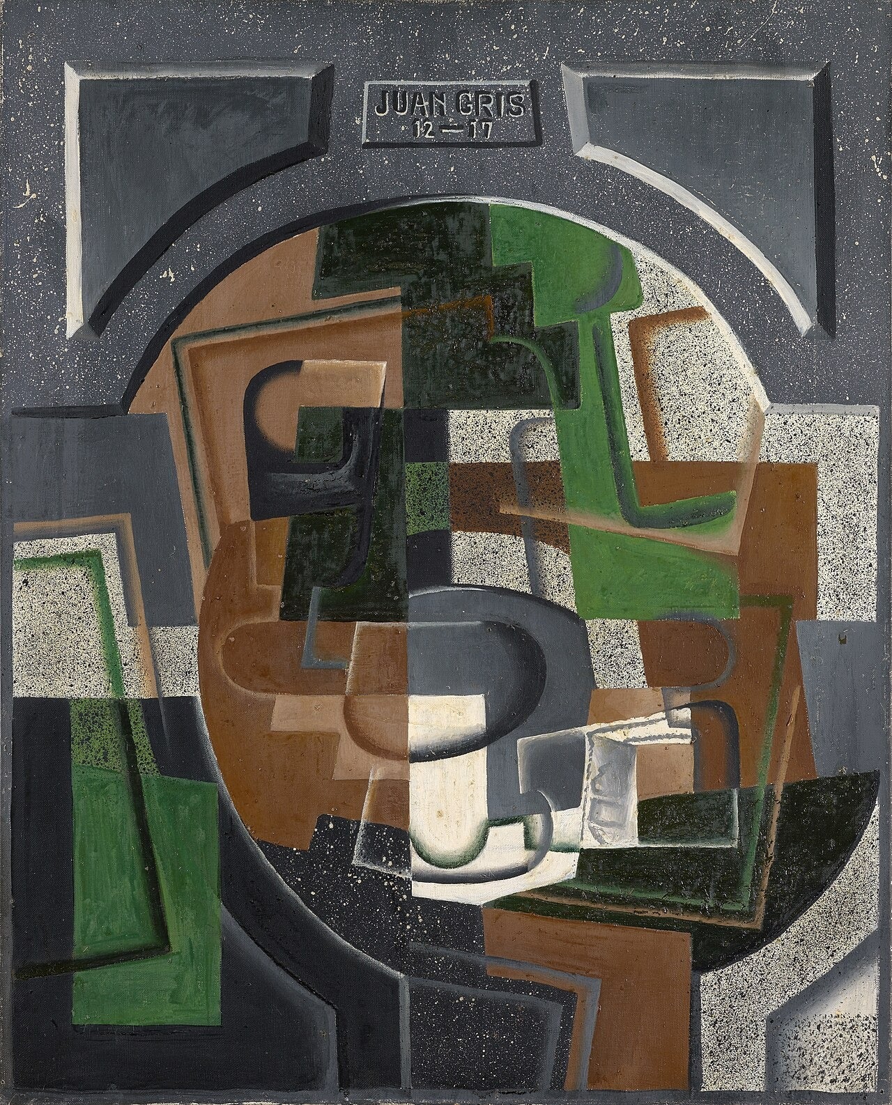 Nature morte à la plaque - Juan Gris