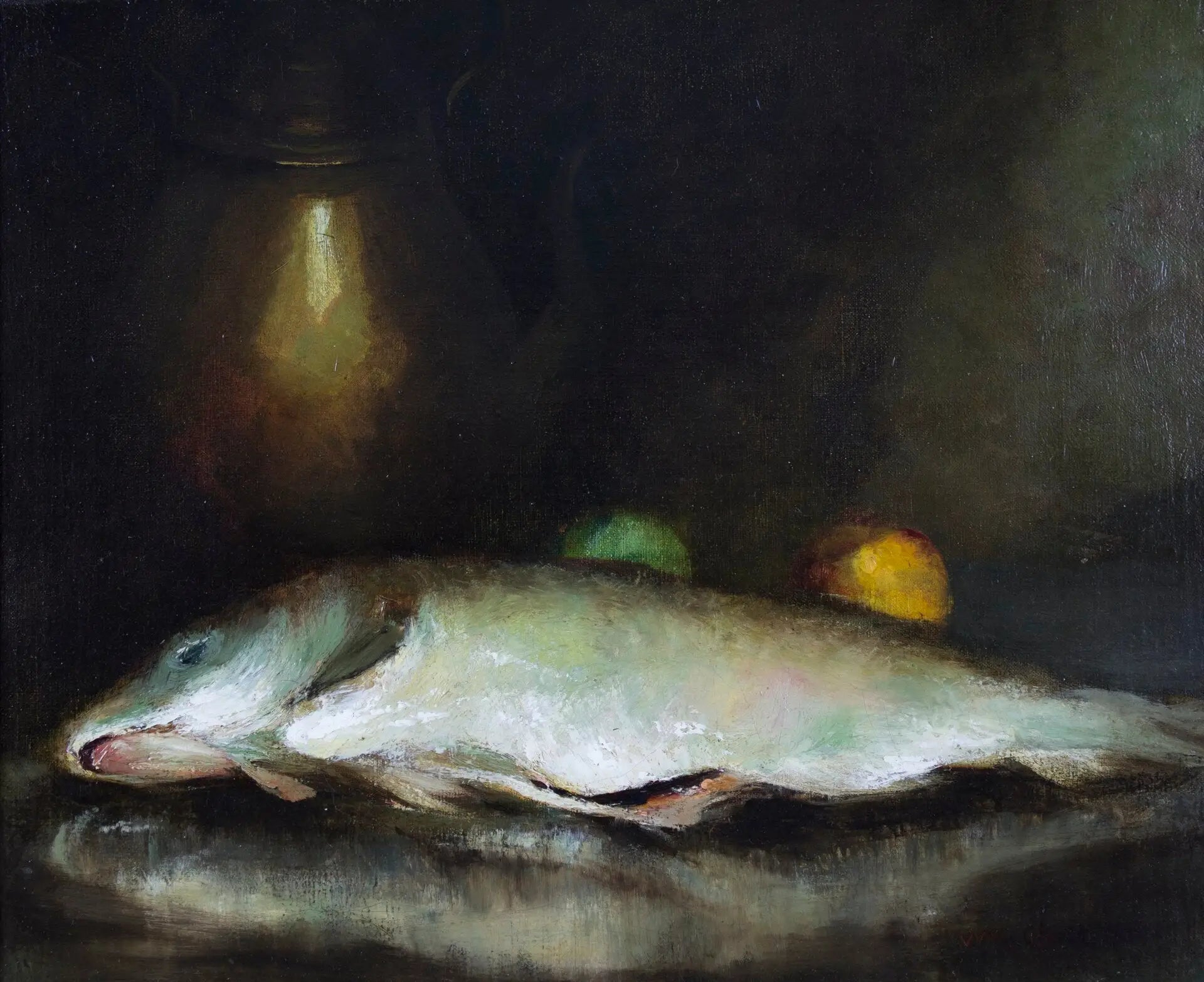Nature morte aux poissons - William Merritt Chase - Alpha Reproduction