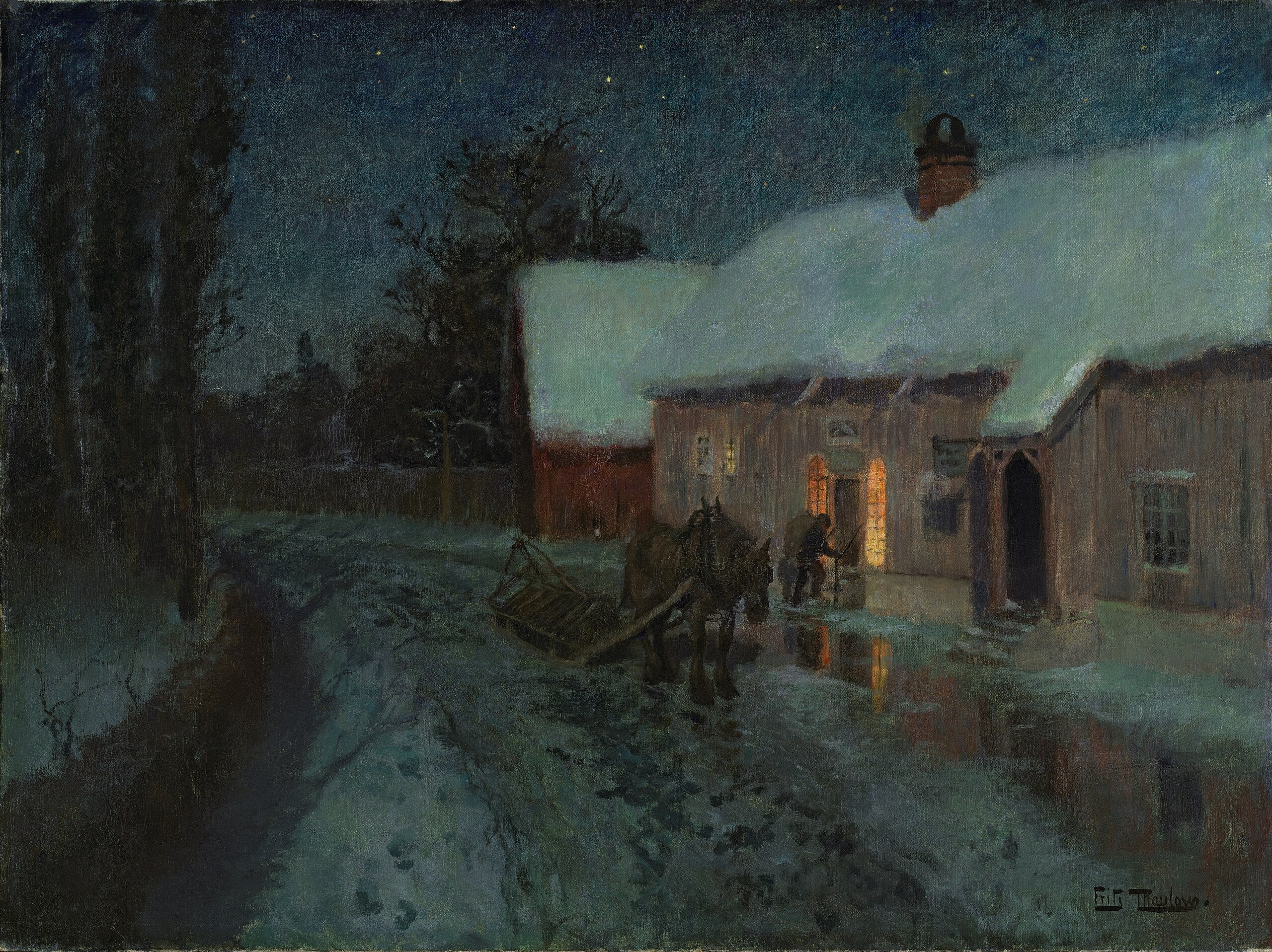 Nuit - Frits Thaulow
