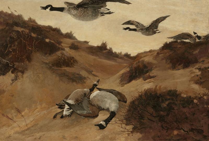 Oies sauvages en vol - Winslow Homer