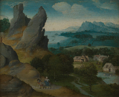 Paysage avec la fuite en Égypte - Joachim Patinier