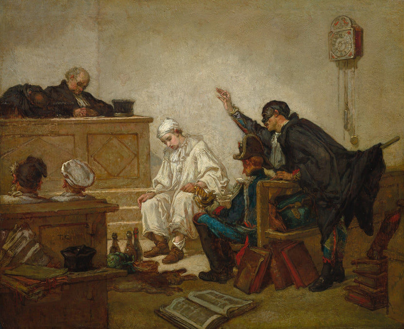 Pierrot au tribunal correctionnel - Thomas Couture